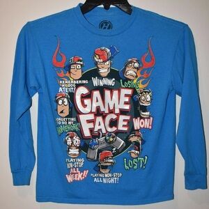4/$30 Game Face T-shirt Size L (10-12)